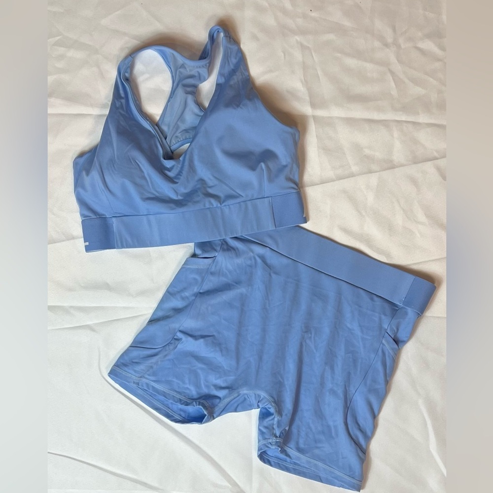 Aybl Women's Blue workout Set